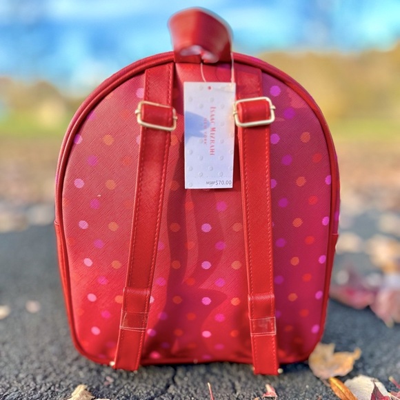 ✨Gift Idea✨ Isaac Mizrahi Backpack - Red - New with tags! - Picture 2 of 2